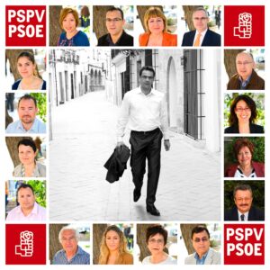 Cartell de la candidatura del PSPV-PSOE a les eleccions locals de 2011