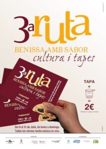 Cartell de la III Ruta "Benissa amb sabor: Cultura i Tapes"