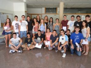 Estudiants de l'IES Josep Iborra
