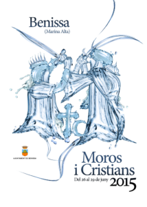 Cartell de les festes de Moros i Cristians 2015 de Benissa