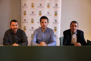 Xavi Tro,   Fernando López i Manolo Juan van comparèixer ahir a Benissa en roda de premsa