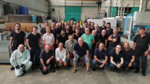 Treballadors de la fàbrica de Borrell a Dénia